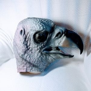 Vulture Condor Halloween costume rubber adult mask (2013) NWT